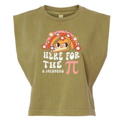 Pie Menu Funny Pi Day Pi 3 Garment-Dyed Women's Muscle Tee