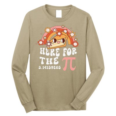Pie Menu Funny Pi Day Pi 3 Long Sleeve Shirt