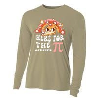 Pie Menu Funny Pi Day Pi 3 Cooling Performance Long Sleeve Crew