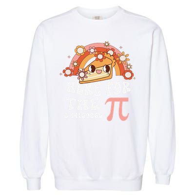 Pie Menu Funny Pi Day Pi 3 Garment-Dyed Sweatshirt
