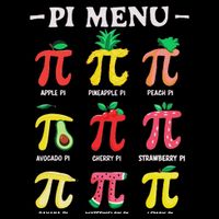 Pie Menu Funny Pi Day Pi 3.14 Math Teacher Pi Symbol Pie Pun 16 in Basic Backpack