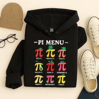Pie Menu Funny Pi Day Pi 3.14 Math Teacher PI Symbol Pie Pun Hoodie