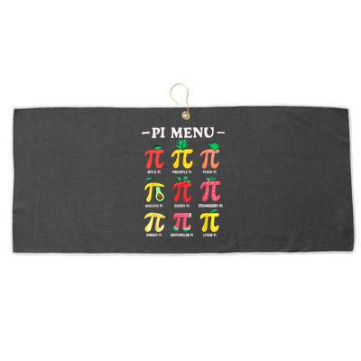 Pie Menu Funny Pi Day Pi 3.14 Math Teacher PI Symbol Pie Pun Large Microfiber Waffle Golf Towel