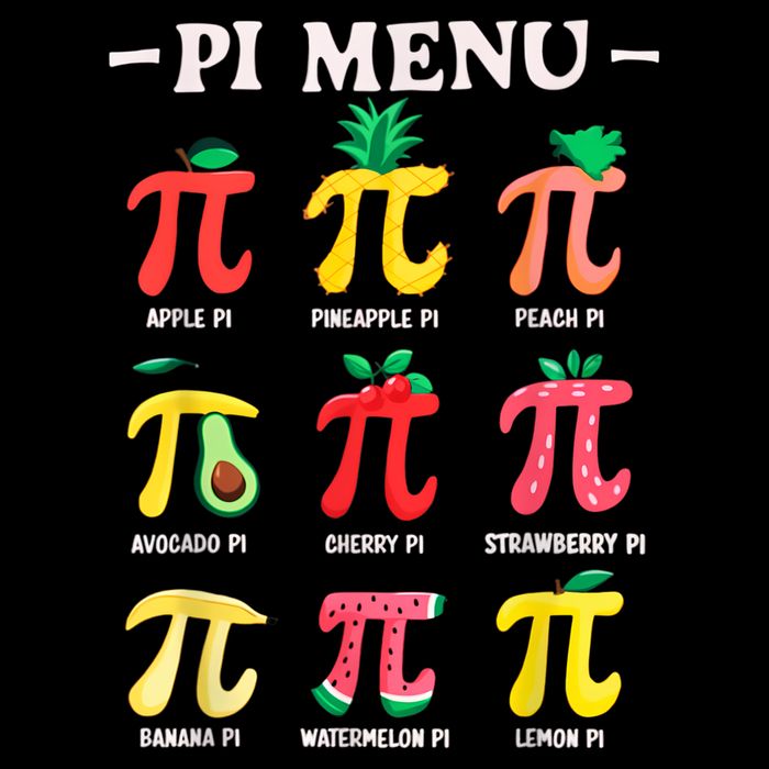 Pie Menu Funny Pi Day Pi 3.14 Math Teacher PI Symbol Pie Pun Poster