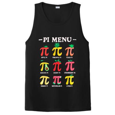 Pie Menu Funny Pi Day Pi 3.14 Math Teacher PI Symbol Pie Pun PosiCharge Competitor Tank