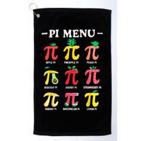 Pie Menu Funny Pi Day Pi 3.14 Math Teacher PI Symbol Pie Pun Golf Towel