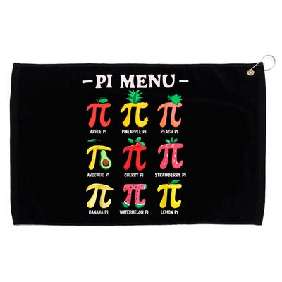 Pie Menu Funny Pi Day Pi 3.14 Math Teacher PI Symbol Pie Pun Grommeted Golf Towel