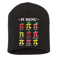 Pie Menu Funny Pi Day Pi 3.14 Math Teacher PI Symbol Pie Pun Short Acrylic Beanie