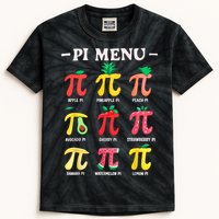 Pie Menu Funny Pi Day Pi 3.14 Math Teacher PI Symbol Pie Pun Kids Tie-Dye T-Shirt