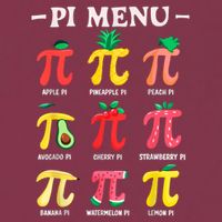 Pie Menu Funny Pi Day Pi 3.14 Math Teacher PI Symbol Pie Pun 16oz Travel Tumbler