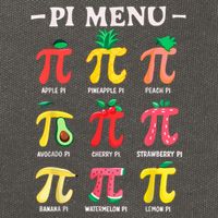 Pie Menu Funny Pi Day Pi 3.14 Math Teacher PI Symbol Pie Pun Cotton Canvas Backpack