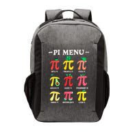 Pie Menu Funny Pi Day Pi 3.14 Math Teacher PI Symbol Pie Pun Vector Backpack