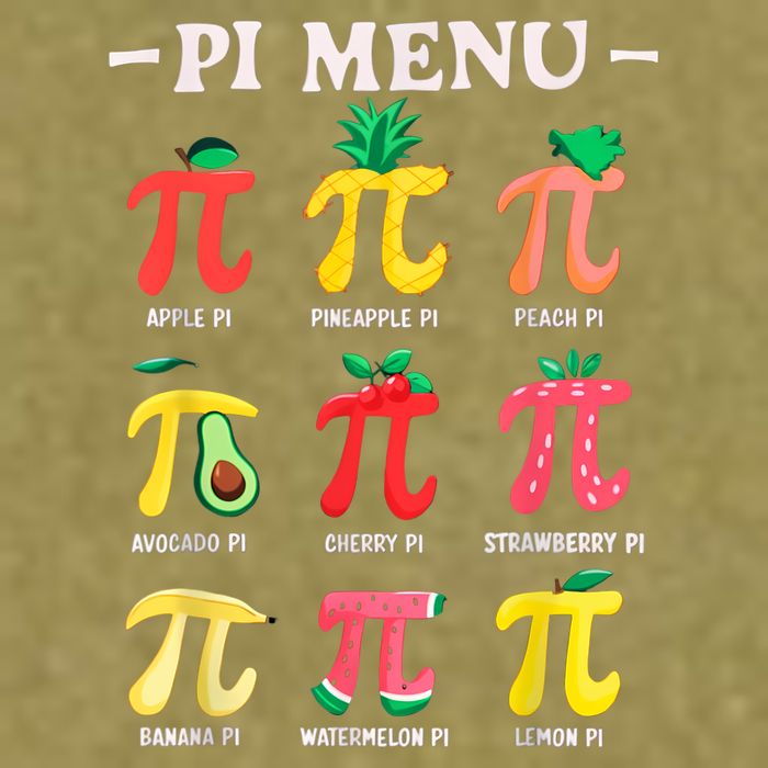 Pie Menu Funny Pi Day Pi 3.14 Math Teacher PI Symbol Pie Pun Garment-Dyed Women's Muscle Tee