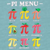 Pie Menu Funny Pi Day Pi 3.14 Math Teacher PI Symbol Pie Pun Sueded Cloud Jersey T-Shirt
