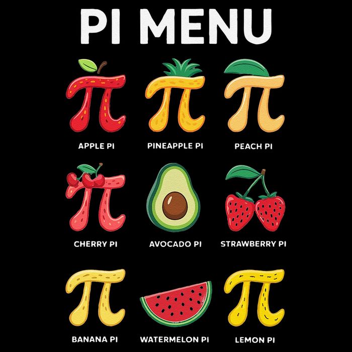 Pie Menu Funny Pi Day 3 7-Panel Snapback Hat