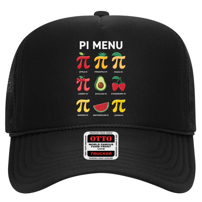 Pie Menu Funny Pi Day 3 Trucker Hat