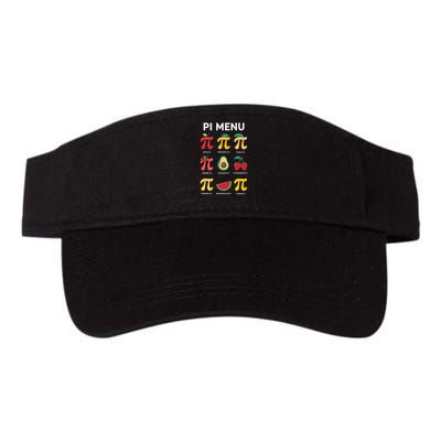 Pie Menu Funny Pi Day 3 Valucap Bio-Washed Visor
