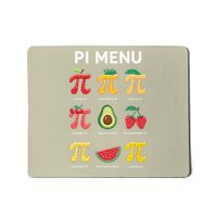 Pie Menu Funny Pi Day 3 Mousepad