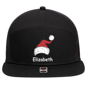 Personalized Matching Family Christmas Custom 7 Panel Mesh Trucker Snapback Hat