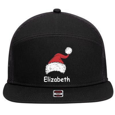 Personalized Matching Family Christmas Custom 7 Panel Mesh Trucker Snapback Hat