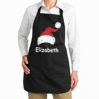 Personalized Matching Family Christmas Custom Full-Length Apron With Pockets