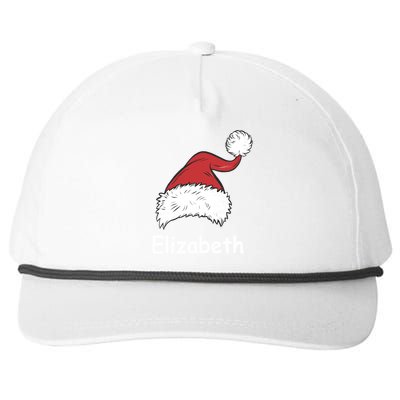 Personalized Matching Family Christmas Custom Snapback Five-Panel Rope Hat