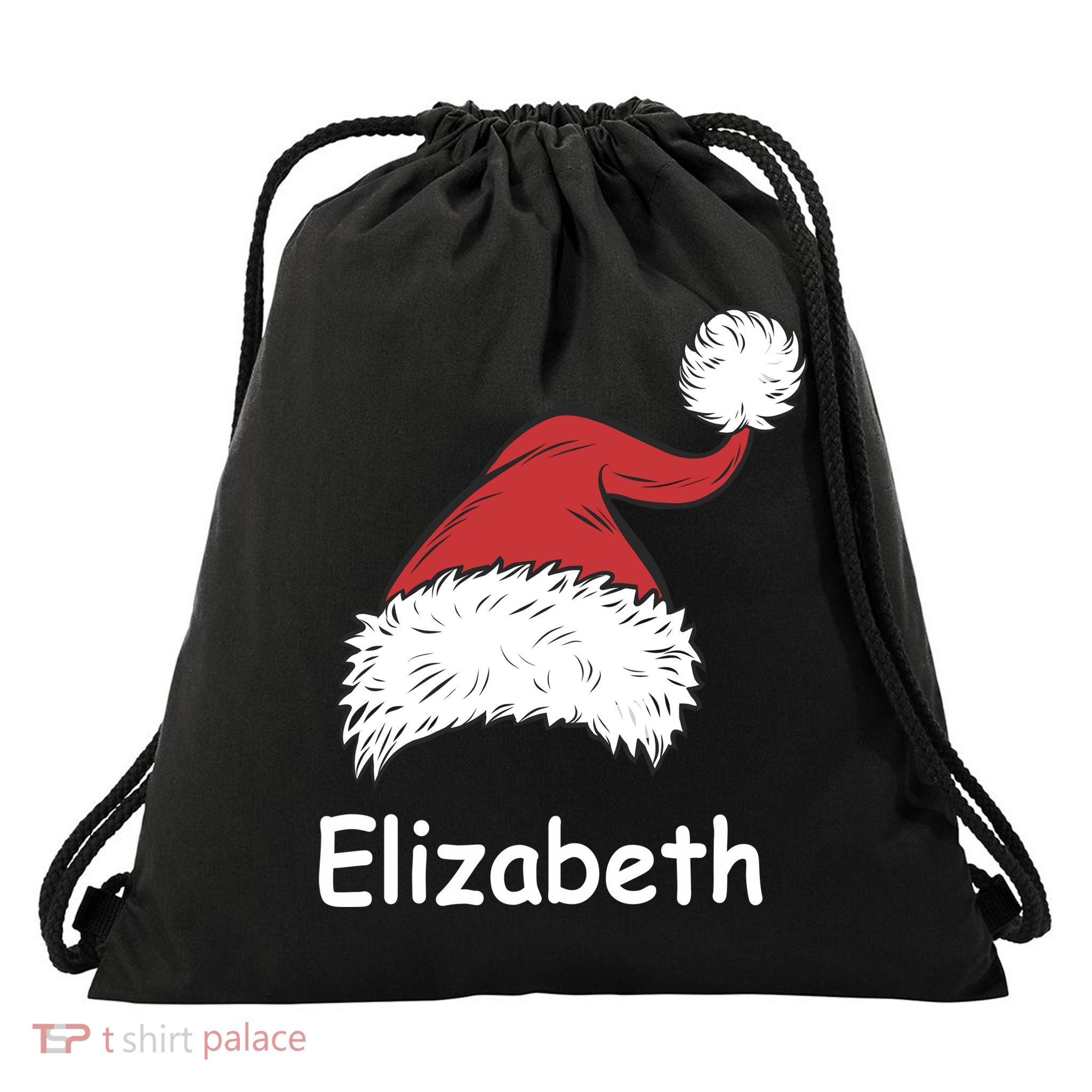 Personalized Matching Family Christmas Custom Drawstring Bag