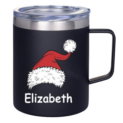 Personalized Matching Family Christmas Custom 12oz Stainless Steel Coffee Mug