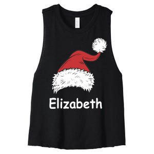 Personalized Matching Family Christmas Custom Women's Racerback Cropped Tank