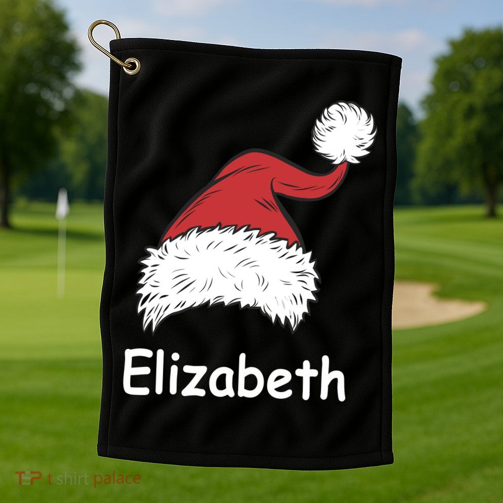 Personalized Matching Family Christmas Custom Golf Towel