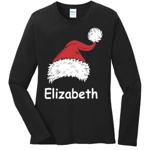 Personalized Matching Family Christmas Custom Ladies Long Sleeve Shirt