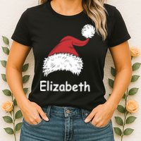 Personalized Matching Family Christmas Custom Womens T-Shirt