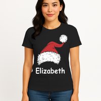 Personalized Matching Family Christmas Custom Womens T-Shirt