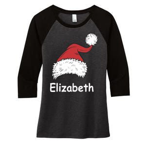 Personalized Matching Family Christmas Custom Women's Tri-Blend 3/4-Sleeve Raglan Shirt