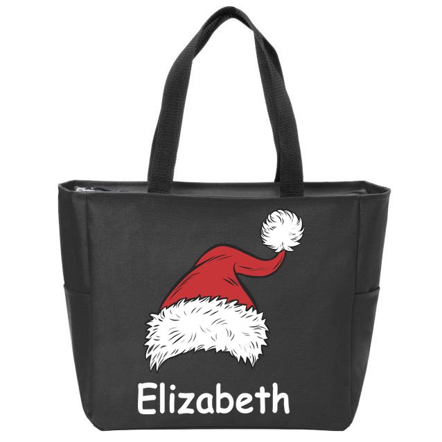 Personalized Matching Family Christmas Custom Zip Tote Bag