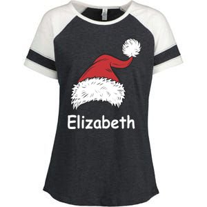 Personalized Matching Family Christmas Custom Enza Ladies Jersey Colorblock Tee