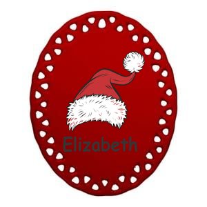 Personalized Matching Family Christmas Custom Ceramic Oval Ornament