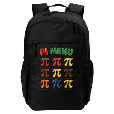 Pie Menu Funny Pi Day Pi 3 Daily Commute Backpack