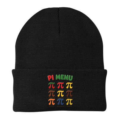 Pie Menu Funny Pi Day Pi 3 Knit Cap Winter Beanie