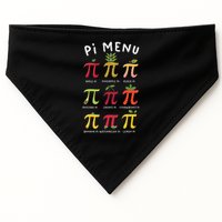 Pie Menu Funny Pi Day Pi 3 USA-Made Doggie Bandana
