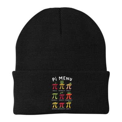 Pie Menu Funny Pi Day Pi 3 Knit Cap Winter Beanie