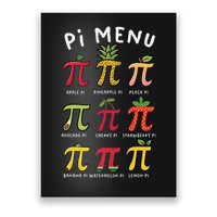 Pie Menu Funny Pi Day Pi 3 Poster