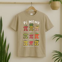 Pie Menu Funny Pi Day Pi 3 T-Shirt