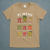 Pie Menu Funny Pi Day Pi 3 T-Shirt