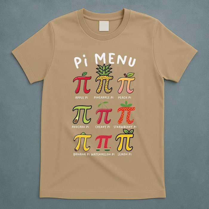 Pie Menu Funny Pi Day Pi 3 T-Shirt