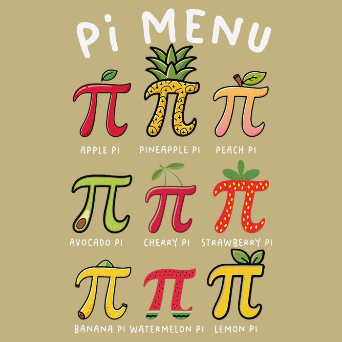 Pie Menu Funny Pi Day Pi 3 T-Shirt