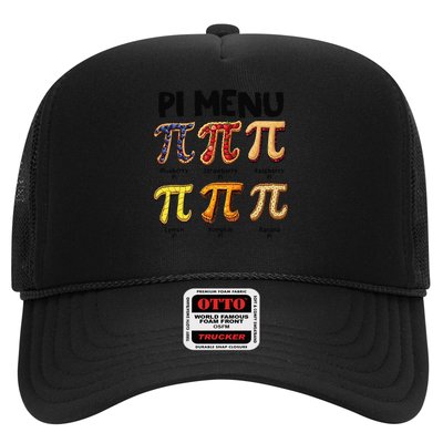 Pi Menu Funny Math Teacher Pi Day 3 Gift Trucker Hat