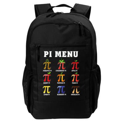 Pie Menu Funny Pi Day Pi 3 Daily Commute Backpack