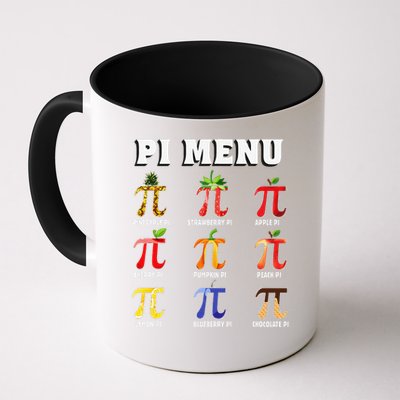Pie Menu Funny Pi Day Pi 3 Coffee Mug