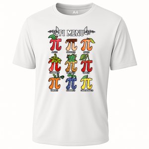 Pi Menu Funny Happy Pi Day For Fruits Loverr Pi Symbol Teacher Math Lover Cooling Performance Crew T-Shirt